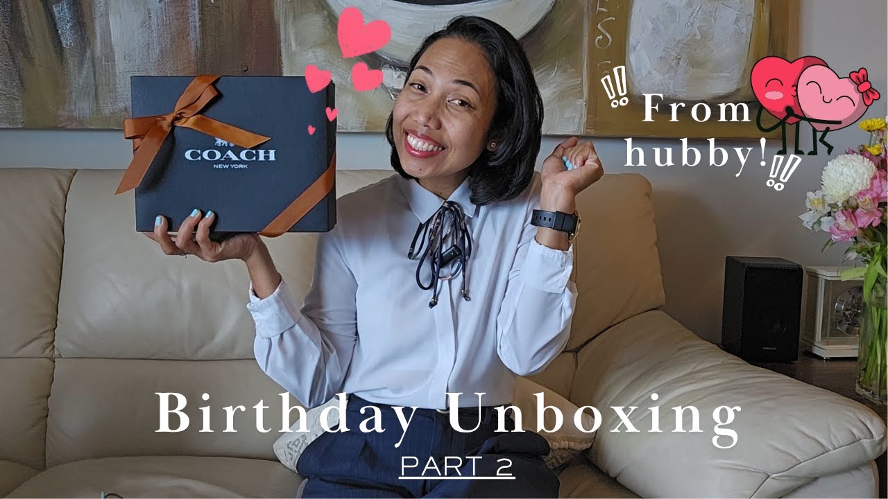 ЕЩЕ ОДНА РАСПАКОВКА СУМКИ COACH 😍 СЮРПРИЗ ОТ МУЖА 💕 #coachbag #распаковка #деньрождения