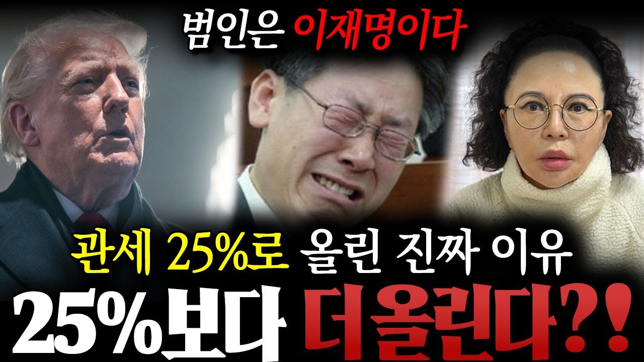 내려오는 것이 답이다?! / 관세 25%로 올린 진짜 이유 