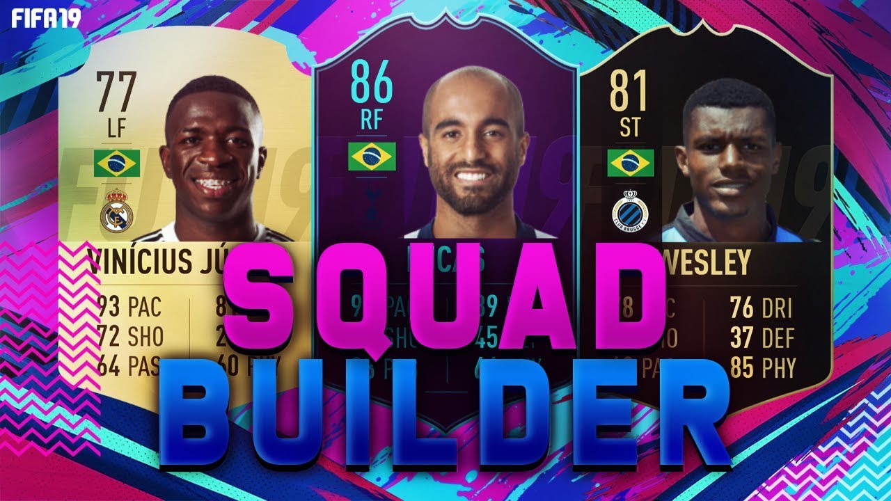 FIFA 19 Squad Builder - THE FIRST POTM IS HERE! w/ POTM Lucas, IF Wesley + Vinicius Junior!