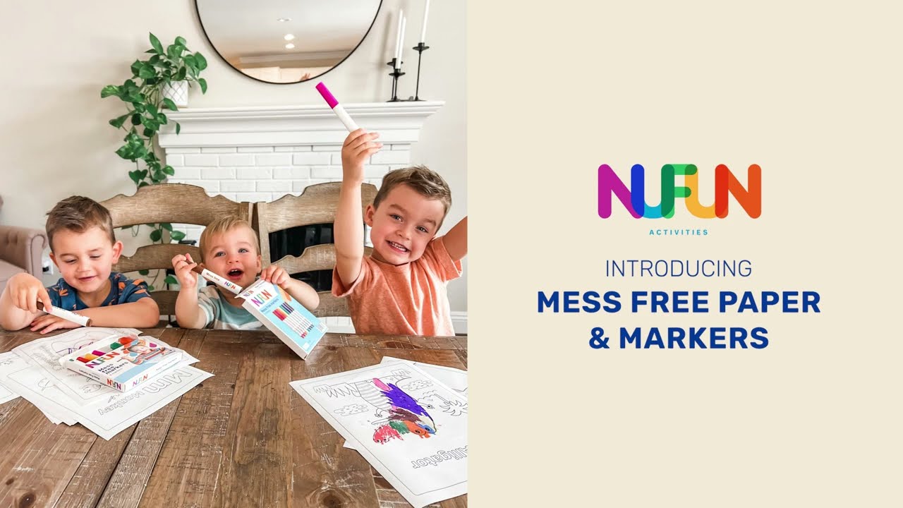 NuFun Activities Mess Free Paper and Markers