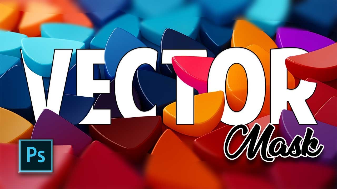 Photoshop Vector Mask Tutorial &ndash; Reveal Text with Shapes Like a Pro