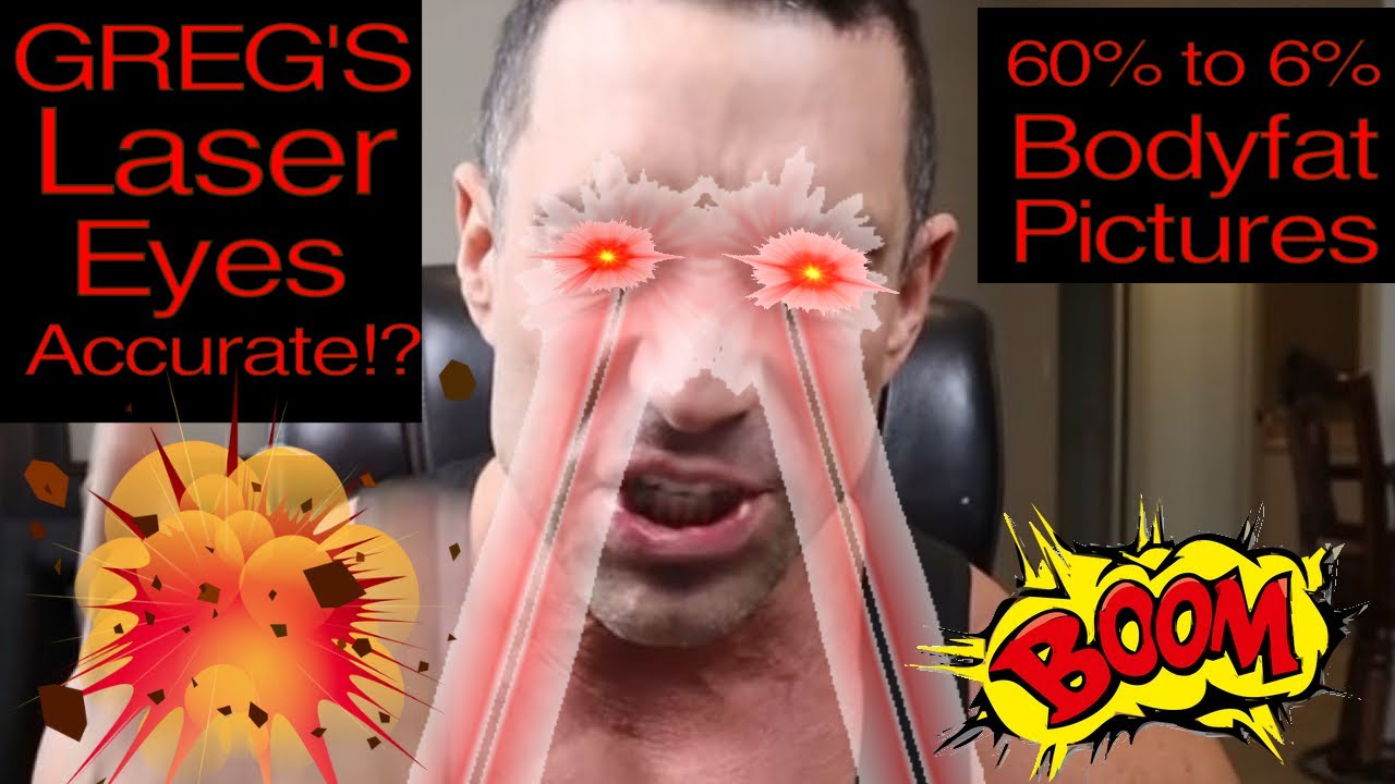 How Accurate ARE Greg Doucette's Laser Eyes? (60% to 6% Bodyfat Pictures)