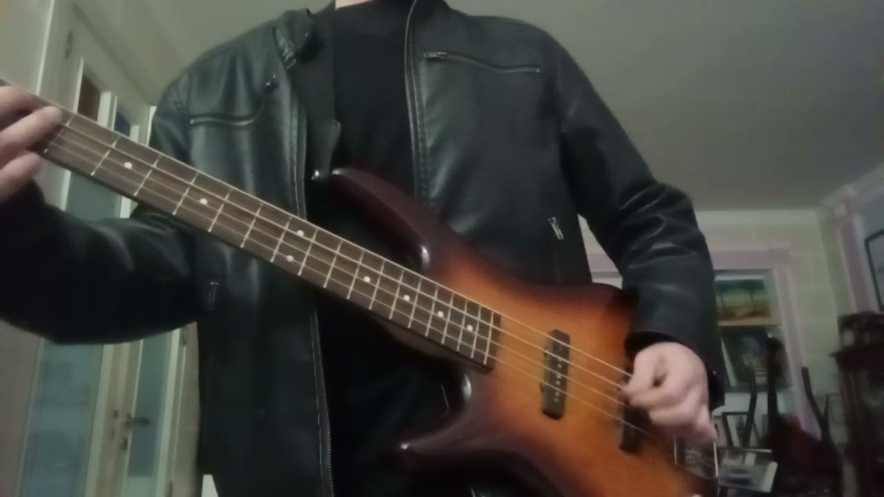 Vince Neil sister of pain bass cover 