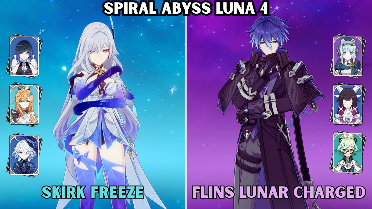 C0 Skirk - C0 Flins | Spiral Abyss Luna 4