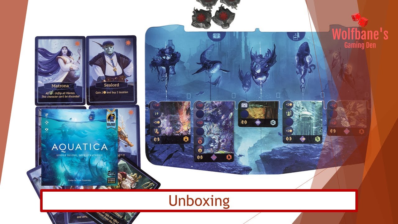 Aquatica [Board Game] - Unboxing