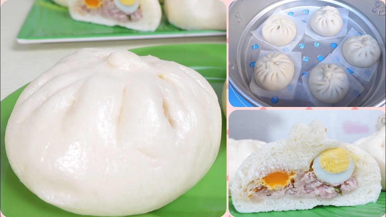 Steamed Pork Buns | របៀបធ្វើនំប៉ាវស្នូលសាច់ជ្រូក