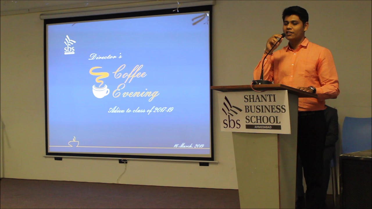 Dishant Vora (PGDM 2017-'19), Shanti Business School
