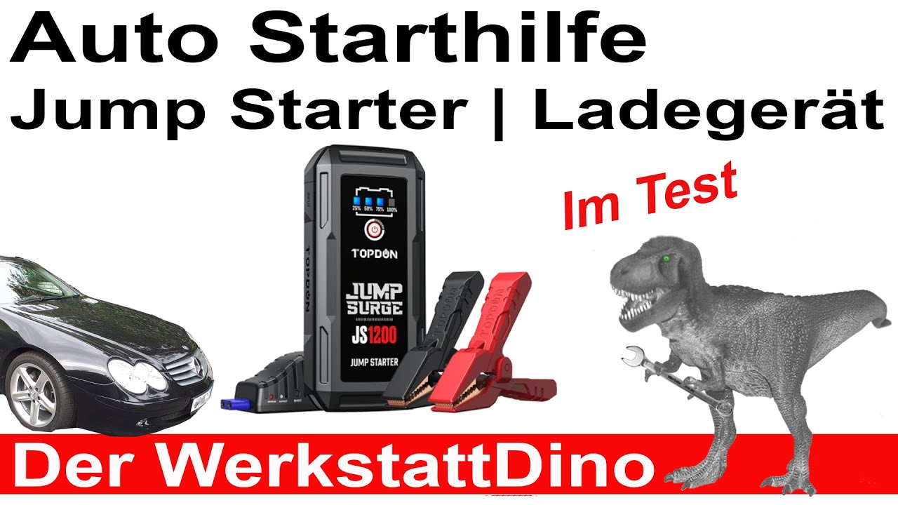 Jump Starter Auto überbrücken Topdon JS 1200