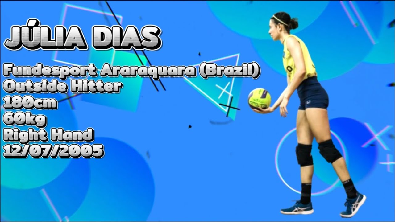 Highlights: JÚLIA DIAS (OUTSIDE HITTER) - 2025
