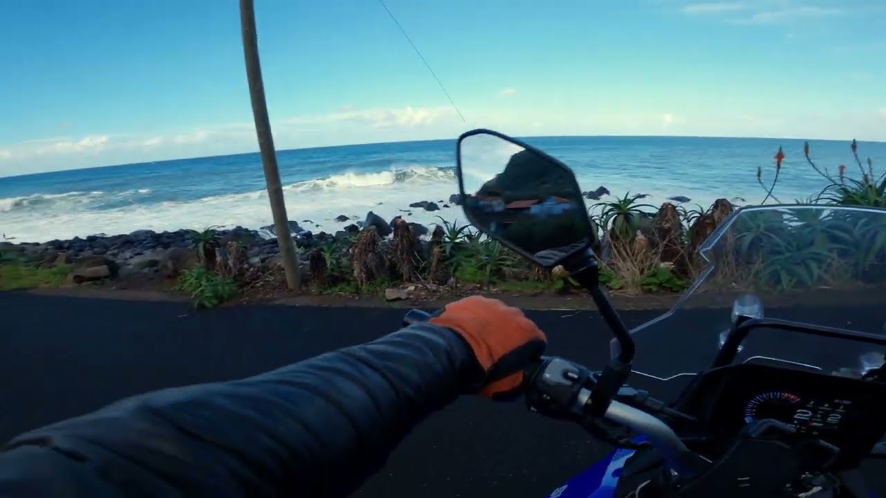 ⚠️DANGEROUS ROAD ON MADEIRA SUZUKI V-STROM 800  GREAT MOTORCYCLE ADVENTURE