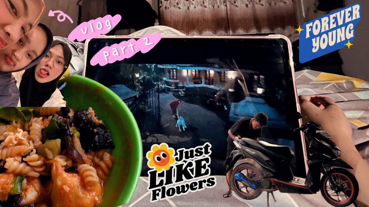 Full malas-malasan seharian cuma nonton Netflix😬 | edisi first nginep ( feat. Ninda rindang) #part2 