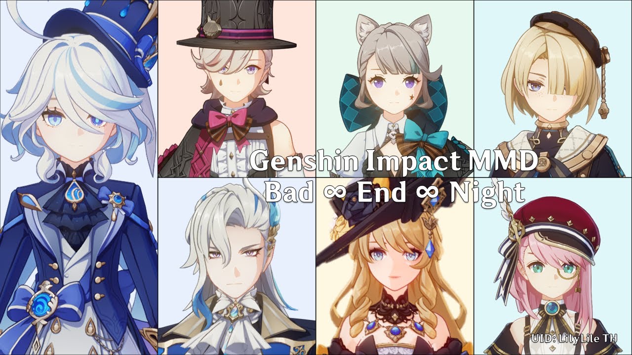 Genshin Impact MMD // Bad ∞ End ∞ Night