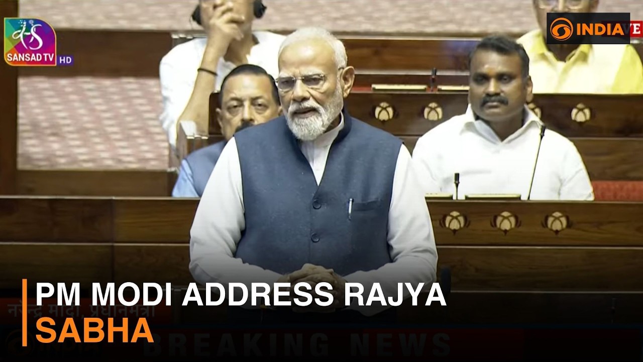 PM Modi address Rajya Sabha
