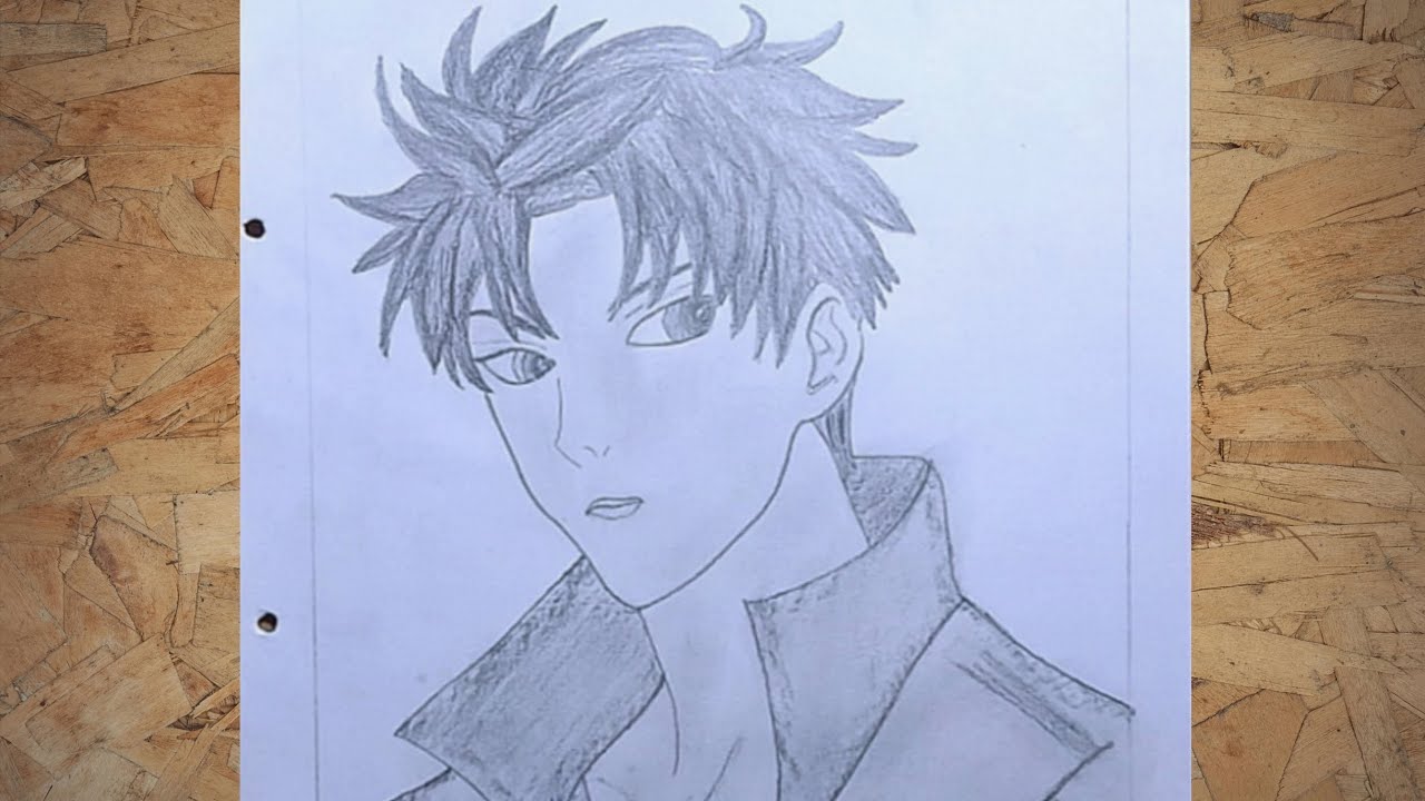 Meet the Mysterious Anime Hero 😈 | Full Pencil Drawing Process ✏️ (Real Time)