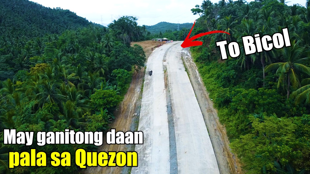 Ito pala ang ginagawang bypass road sa Plaridel Quezon pwedeng Alternative route papuntang Bicol