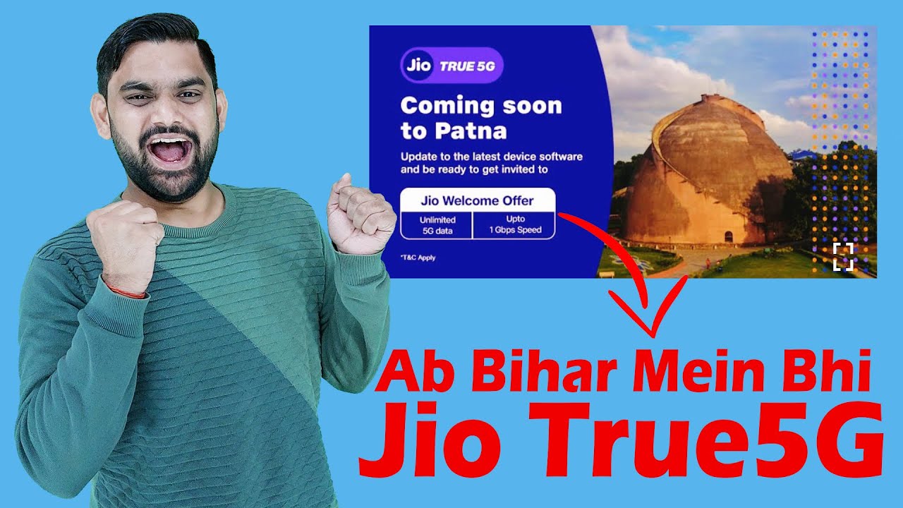 Jio True5G Launch Soon In Bihar | Jio True5G Launch in Patna, Bihar | Jio Welcome Offer Details |
