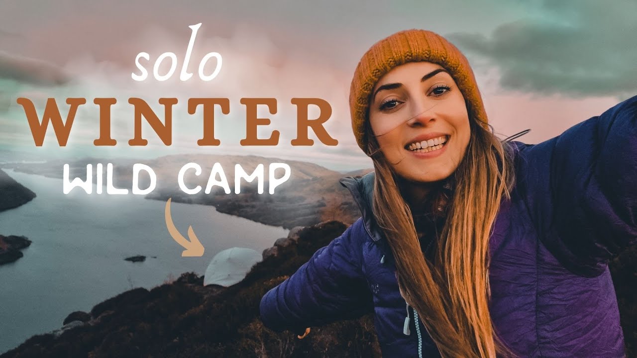 Chilly Winter Wild Camp ❄️ Stunning Sunset Views in the Lake District!