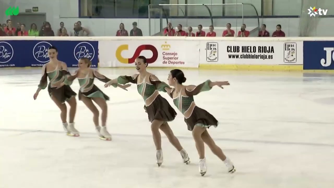 Programa largo del Team Fusión en el campeonato de España absoluto 2023