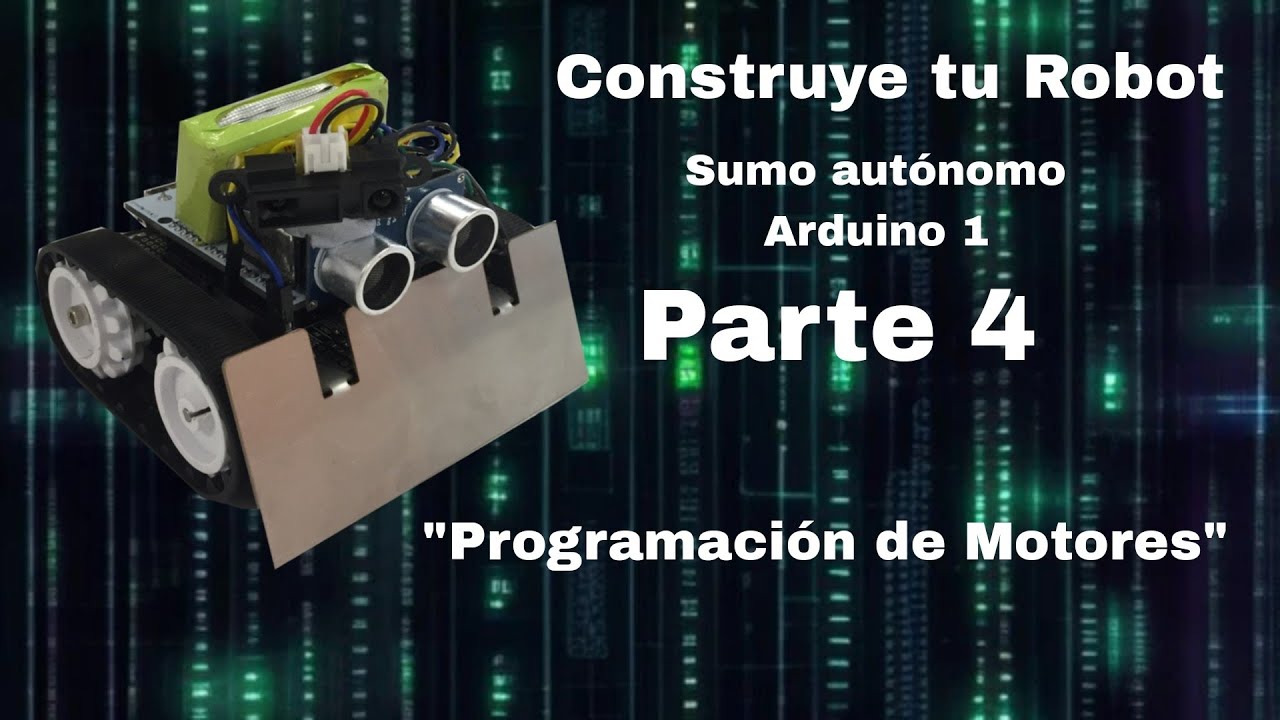 Como crear un Robot sumo autónomo Arduino UNO paso a paso 