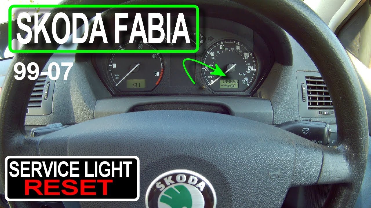 Сброс индикатора сервиса Skoda Fabia (Oil and Insp 99-07)