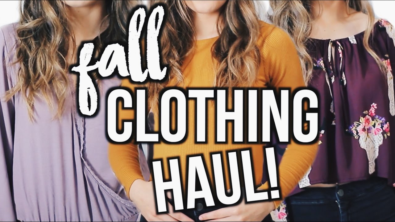Fall Try on Haul 2016! | Breezylynn08