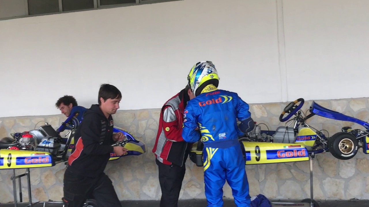 Pit Stop, Free Practice KZ, CIK-FIA European Champs, Round 1, Sarno