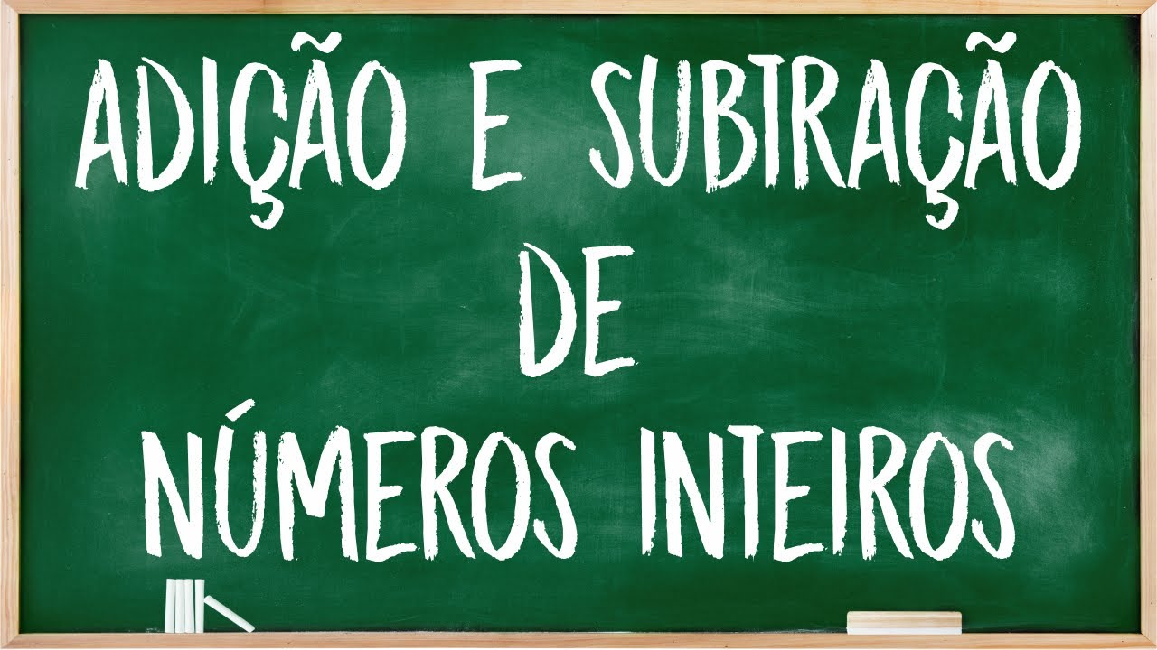 Adição e subtração de números inteiros