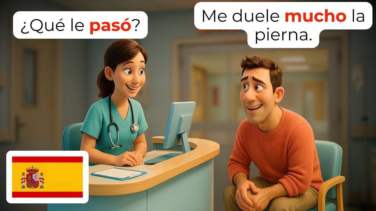 🇪🇸 Испанский для больницы в 15 реальных разговорах | A1-A2 | Учите испанский для начинающих