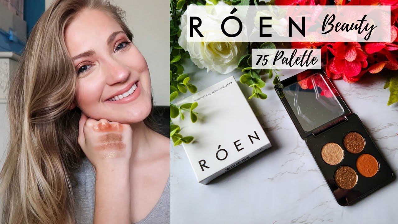 Roen Beauty 75° Warm Eyeshadow Palette (Swatches, Review + Demo)