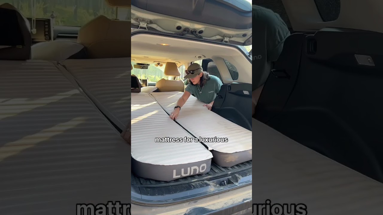 The ULTIMATE Car Camping Mattress #shorts