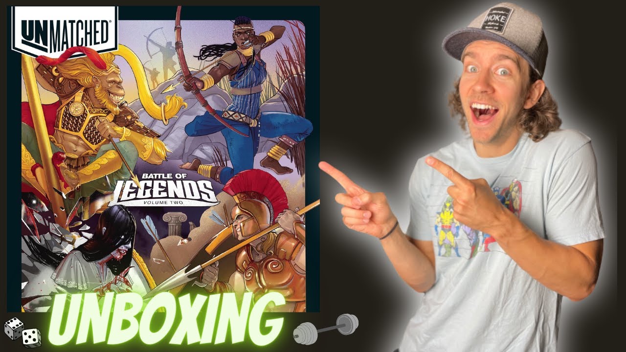 Unmatched: Battle of Legends, Volume 2 - UNBOXING  w/ Card Details