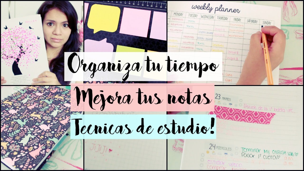 Como organizar tu tiempo + Tips de estudio - Escuela/Universidad