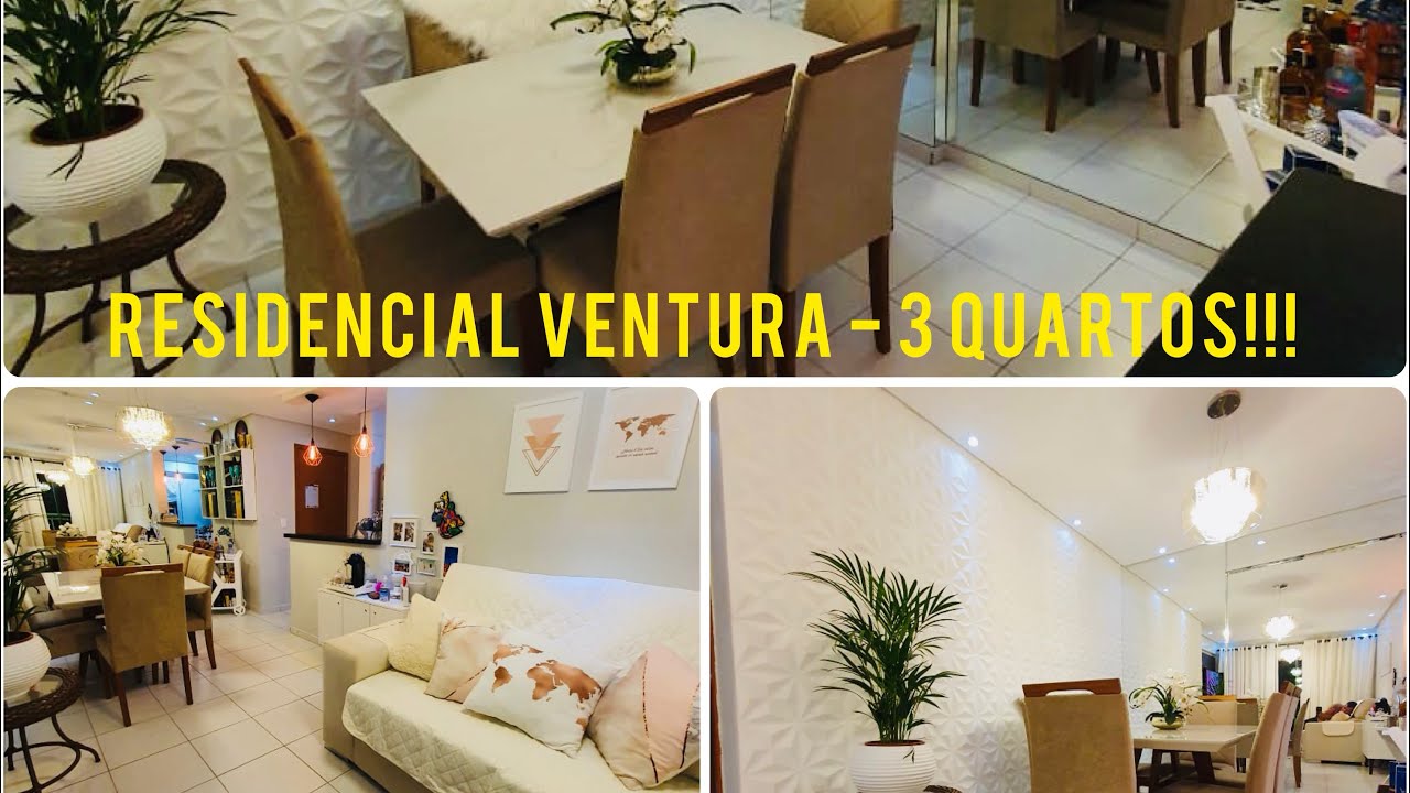 Residencial Ventura - Apartamento 3 quartos, suíte, 2 vagas, nascente.