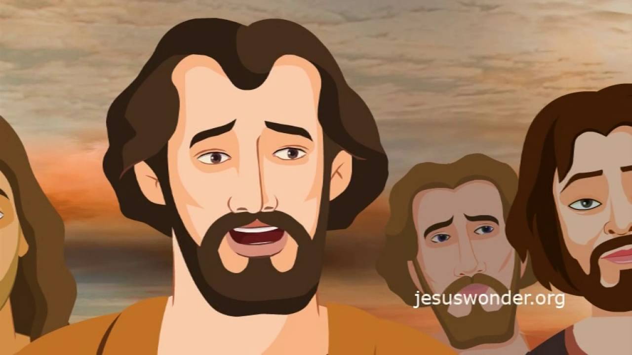 Bible stories for children - Jesus Stills the Storm ( Hindi Cartoon Animation )