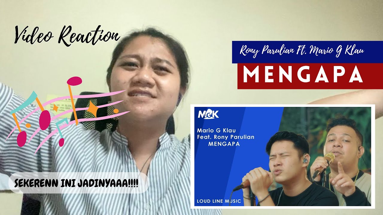 REACTION | Rony Parulian ft. Mario G Klau | Mengapa | Rony seksi banget suaranya, SUKAAAAAA!!!