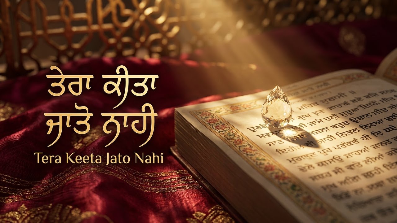ਤੇਰਾ ਕੀਤਾ ਜਾਤੋ ਨਾਹੀ | Tera Keeta Jato Nahi | Shabad Gurbani | Peaceful & Soothing Kirtan
