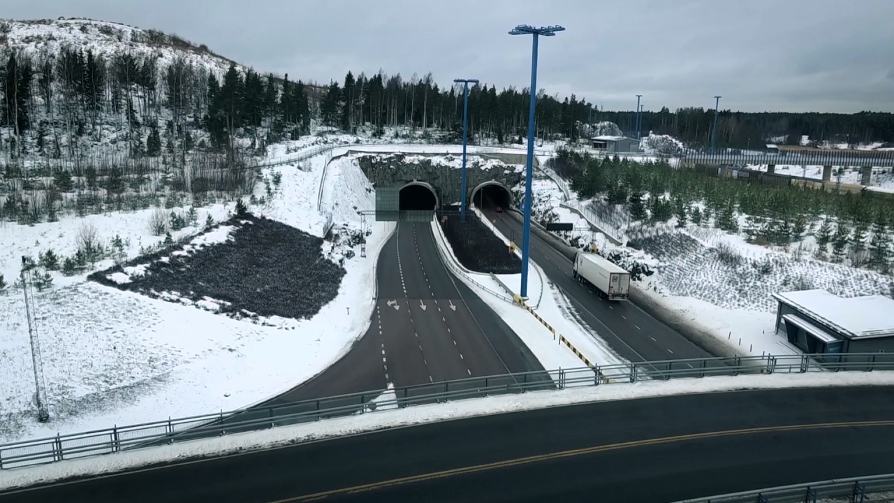 Renault Trucks T High on Finnish snow-covered roads