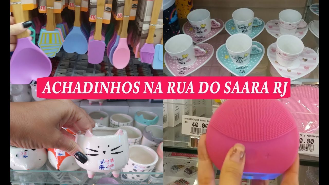 Achadinhos nas ruas do Saara Centro do RJ
