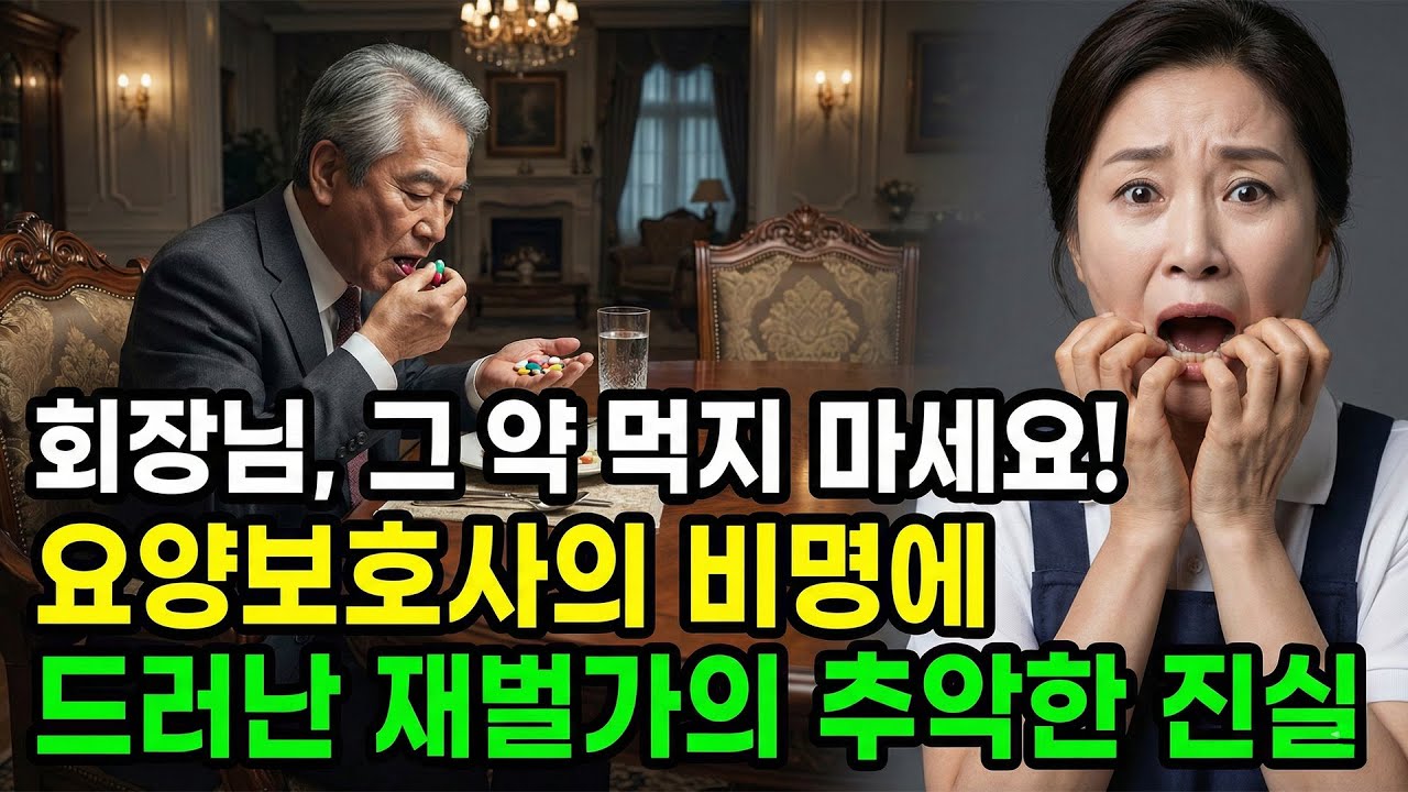 회장님, 그 약 먹지 마세요! 요양보호사의 비명에 드러난 재벌가의 추악한 진실 | 감동실화, 실화사연, 참교육, 별빛인생로그