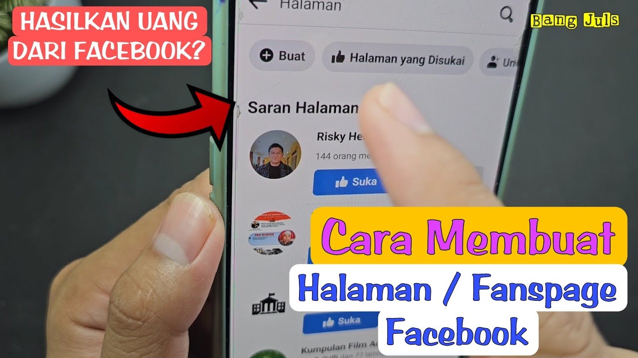 CARA MEMBUAT HALAMAN / FANSPAGE FACEBOOK MUDAH