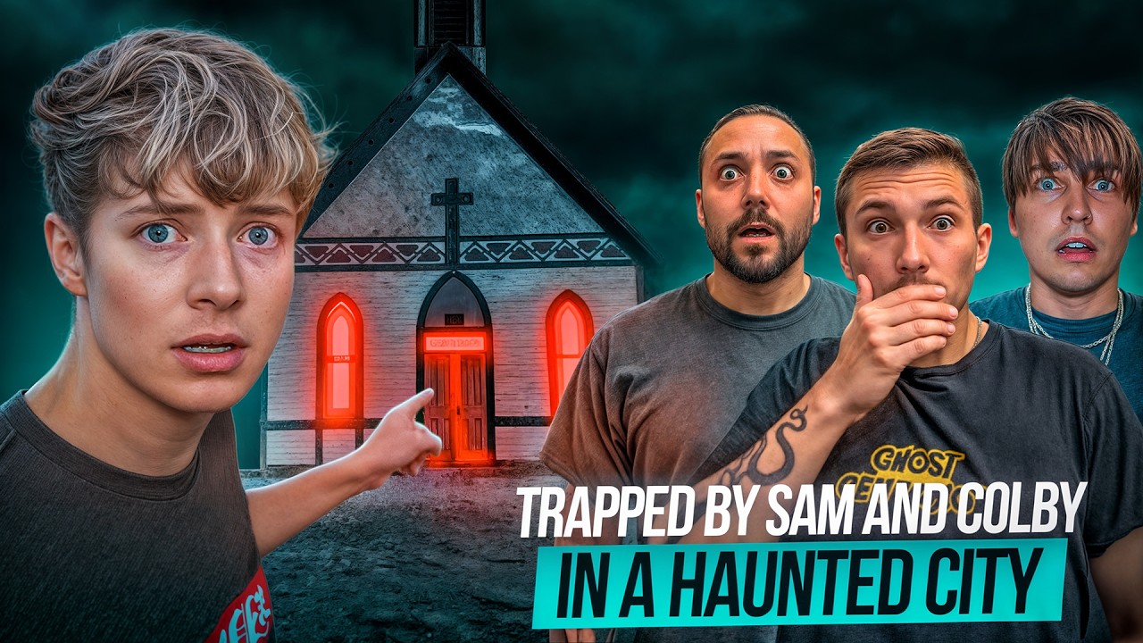 SAM AND COLBY TRAPPED US IN A HAUNTED CITY | Scary Paranormal Investigation FT. @samandcolby
