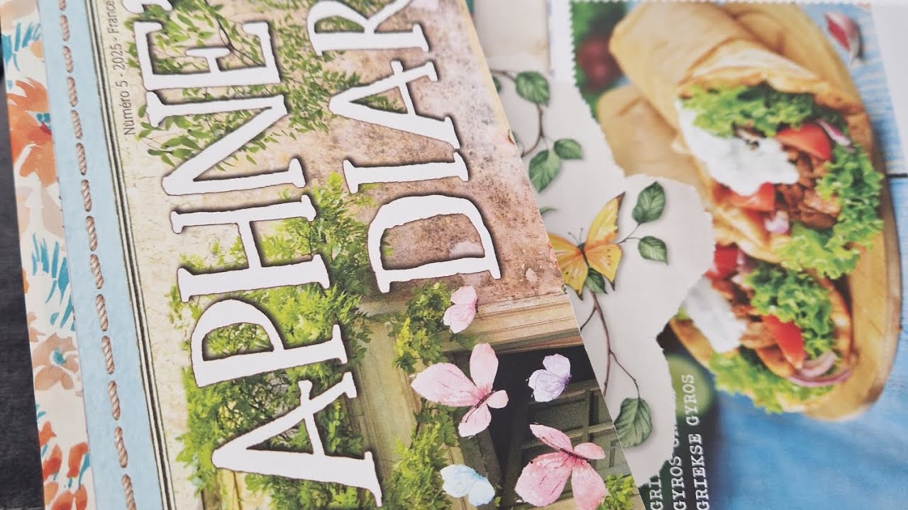 Junk journal facile : déco intérieure..avec daphne's diary 