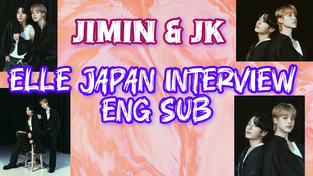 JIMIN&JUNGKOOK GQ Japan Q&A INTERVIEW “ARE YOU SURE?!”with Englishsubtitles#areyousure2#jikook#japan