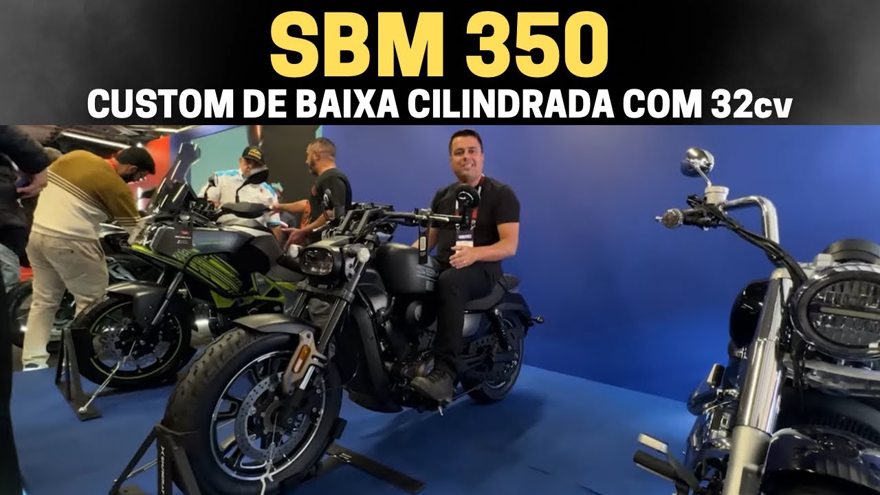 SBM 350: Custom com 32cv que deve FAZER SUCESSO