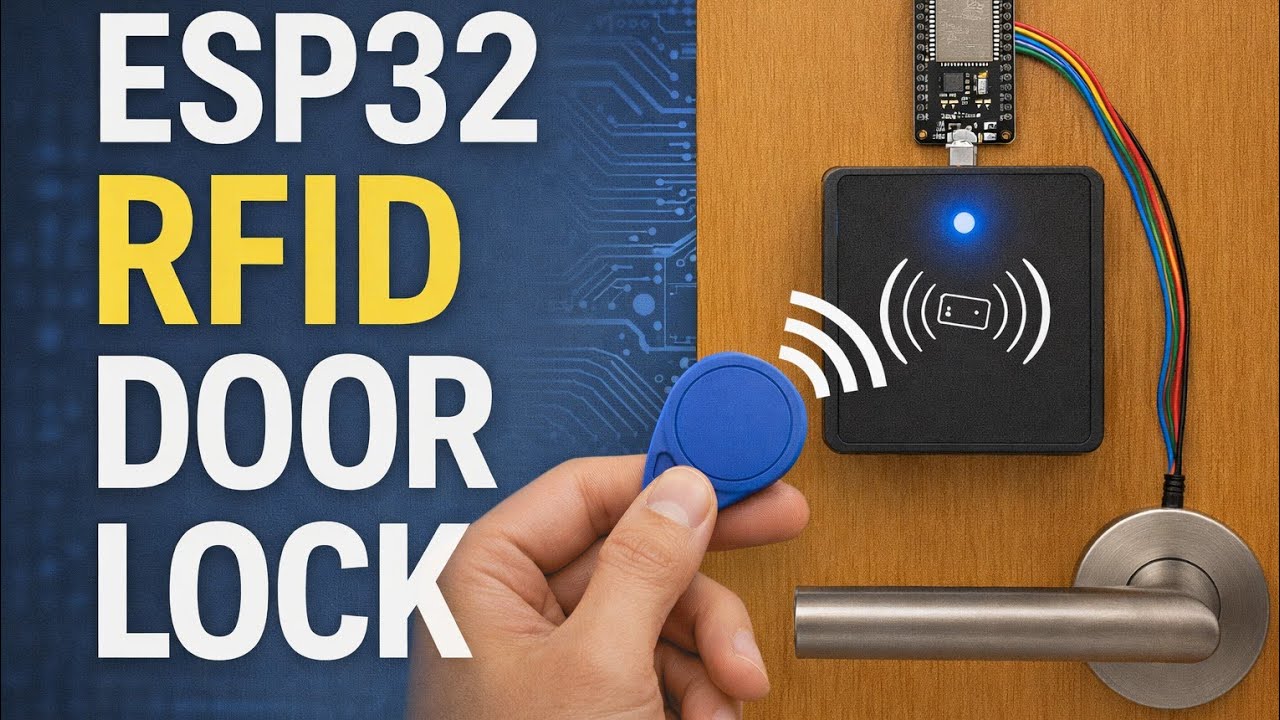 Как сделать систему дверных замков RFID с помощью ESP32