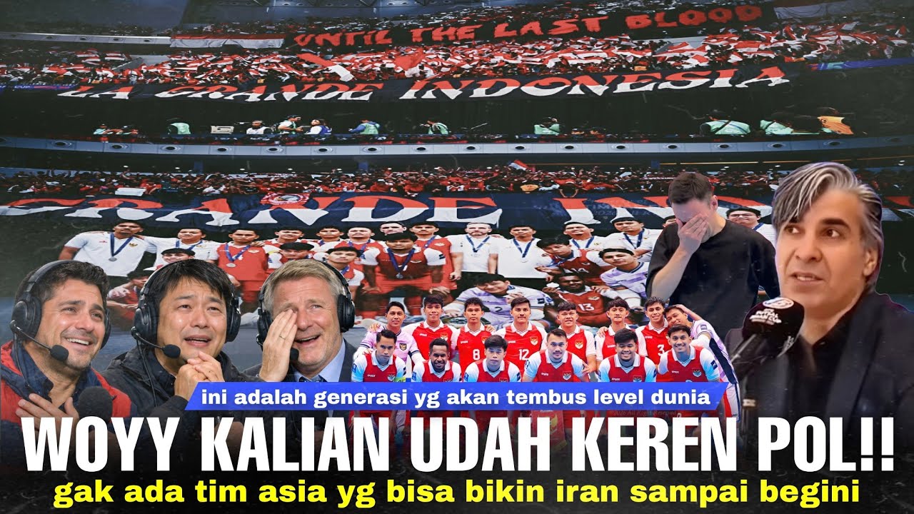 Komentator Ikut Nangis, DUNIA PUJI PERJUANGAN INDONESIA: Pelatih Iran 