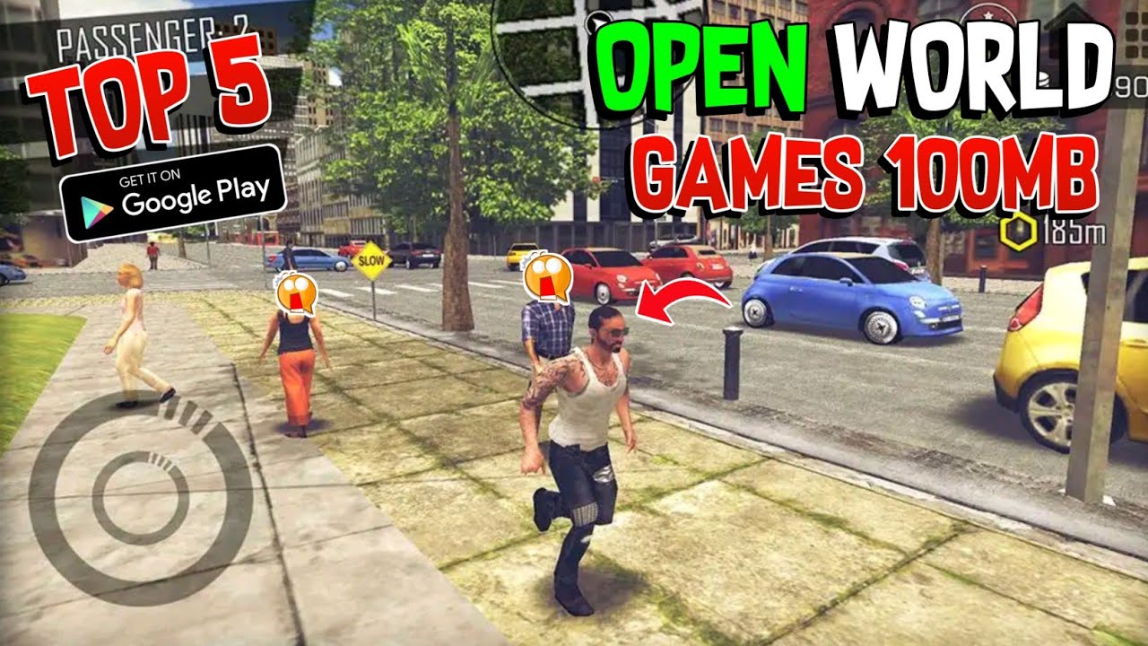 Top 5 OPEN WORLD Games Under 100MB 🔥 Android High Graphics - OFFLINE