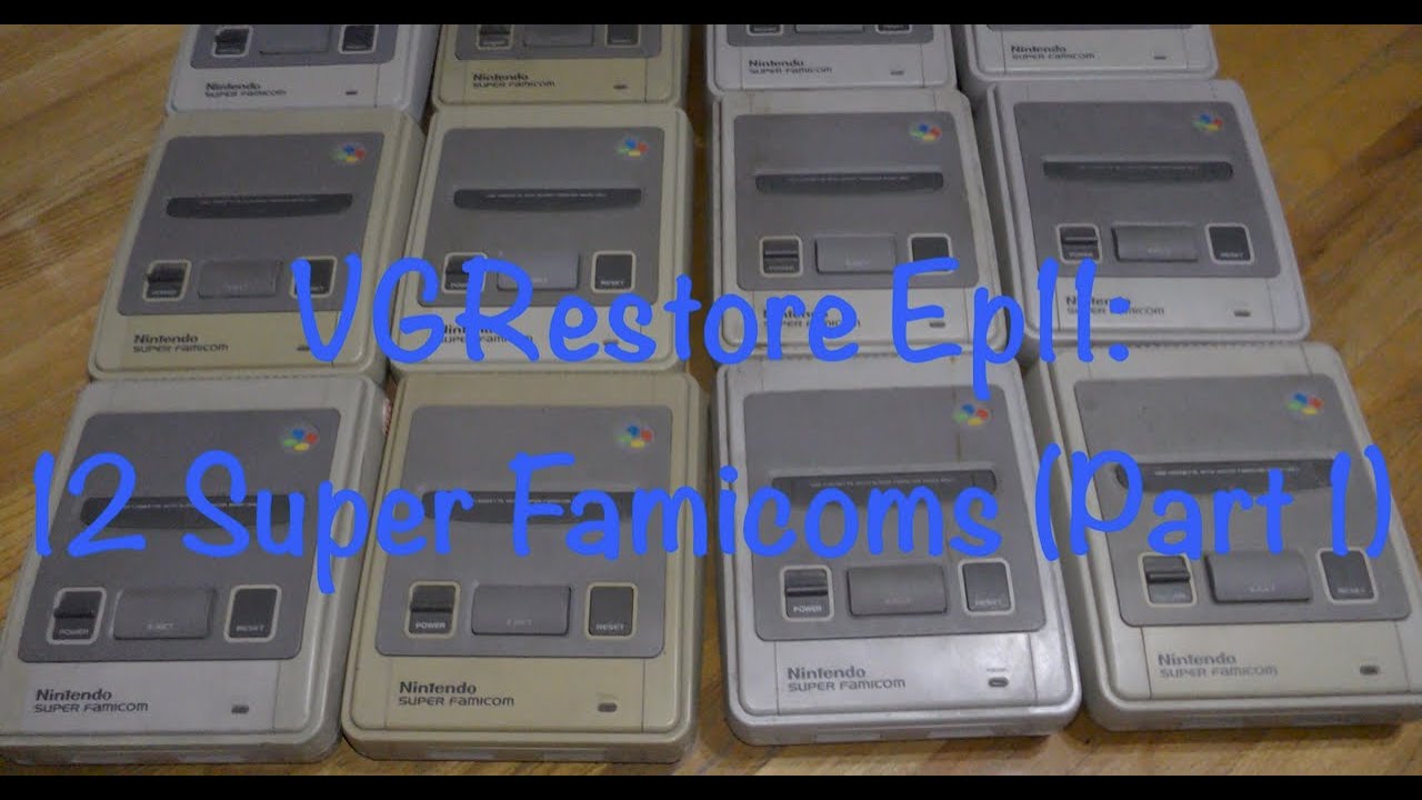 VGRestore Эпизод 11: 12 Super Famicom (часть 1)