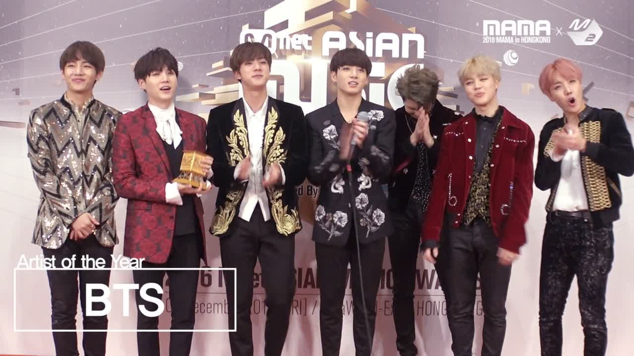 [2016MAMA x M2] Congratulation! BTS!