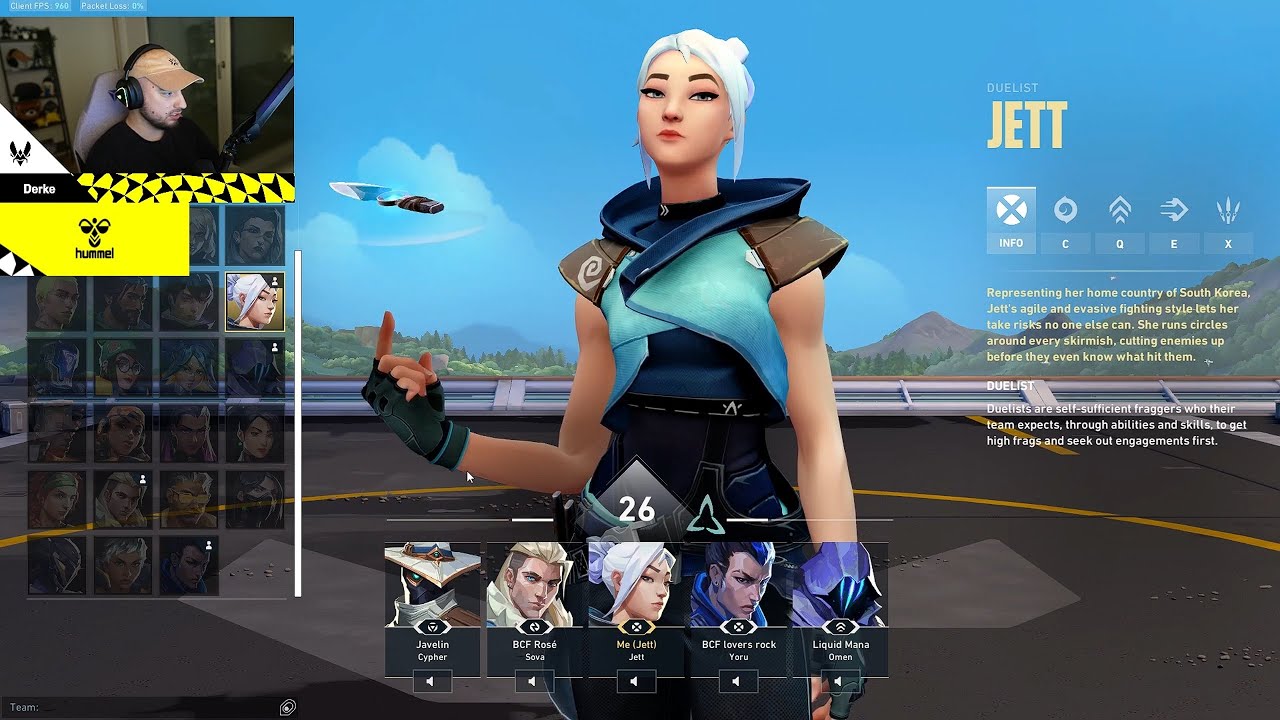 PRO CITY! 1000 IQ JETT! VIT DERKE Jett Valorant Gameplay